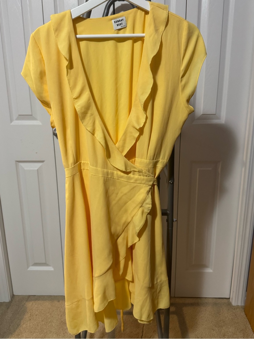 Sunday Best Bright Yellow Summer Dress